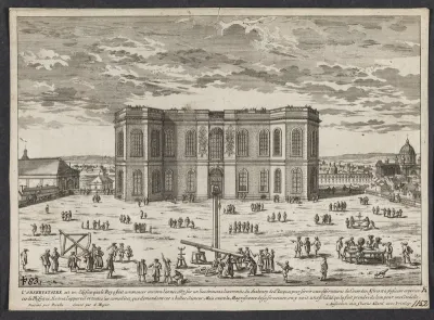 Prospekt af observatoriet i Paris (L'Observatoire est un Edifice...)
