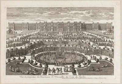 Prospekt af Versailles slot