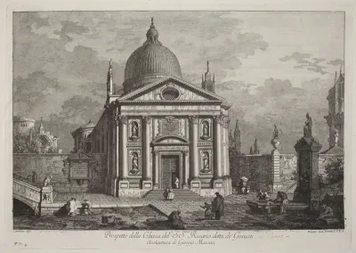 Prospetto della Chiesa del SS. Rosario detta de' Gesuati