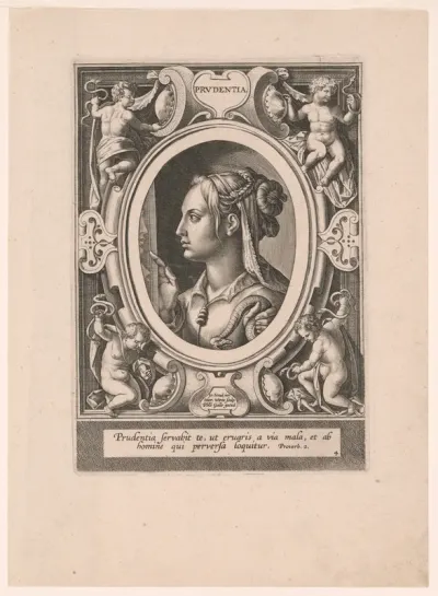 Prudentia, plate 4 from The Seven Virtues
