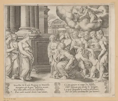 Psyche als godin aanbeden door het volk