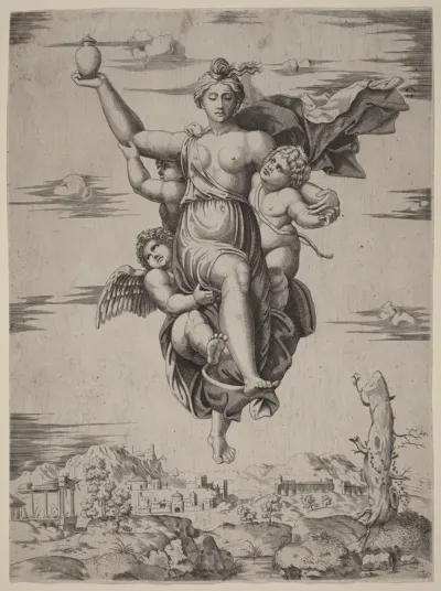 Psyche Carried to Olympus