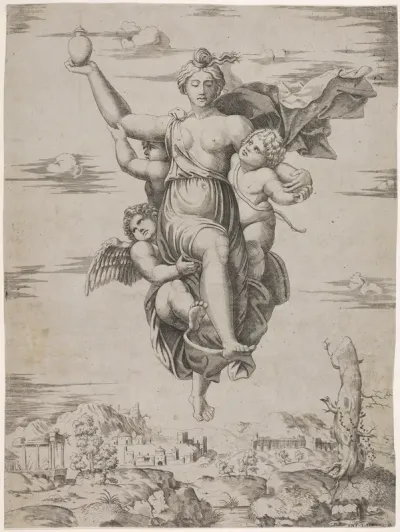 Psyche Carrying Waters of the Styx (from the Farnesina frescoes)