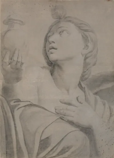 Psyche der bringer Venus Persefones krukke med trylledrikken