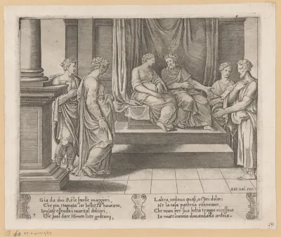 Psyche en haar met koningen getrouwde zusters