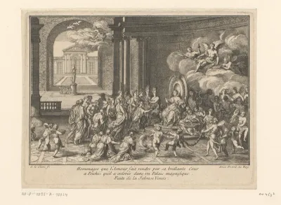 Psyche in het paleis van Amor