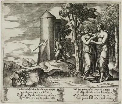 Psyche Leaves for the Underworld