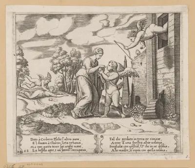 Psyche opent de kruik met Proserpina's schoonheid