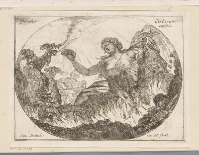 Psyche voert Cerberus