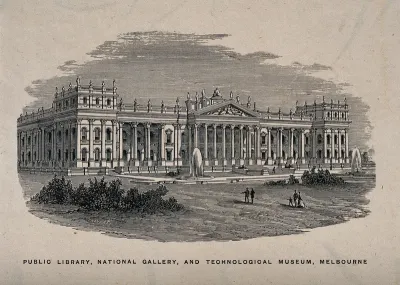 Public Library, National Gallery, Technological Museum, Melbourne, Victoria