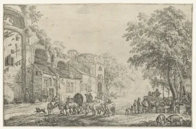 public road from the city