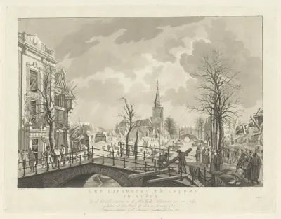 Puinhopen na de ramp van Leiden, 1807