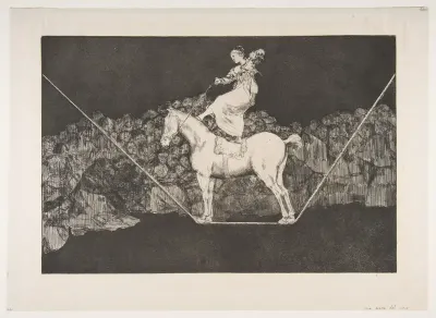 'Punctual Folly' from the 'Disparates' (Follies / Irrationalities. Plate B)