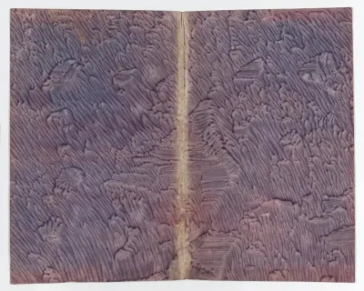 Purple paste paper book cover