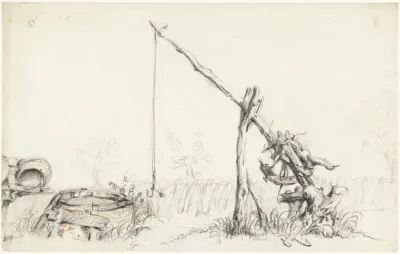 Put in een landschap