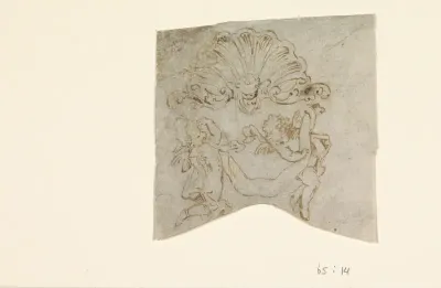 Putti met banderol