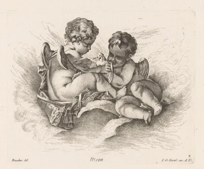 Putti met duif
