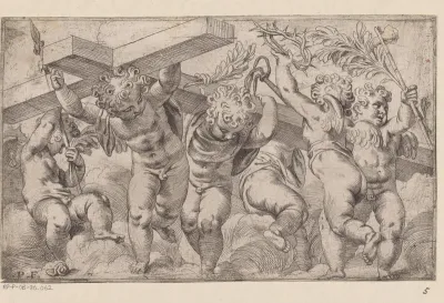 Putti met passiewerktuigen