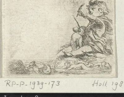Putto aan de waterkant