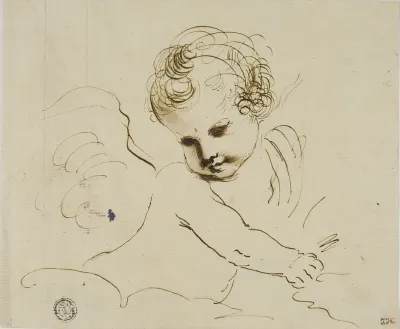 Putto in the Clouds