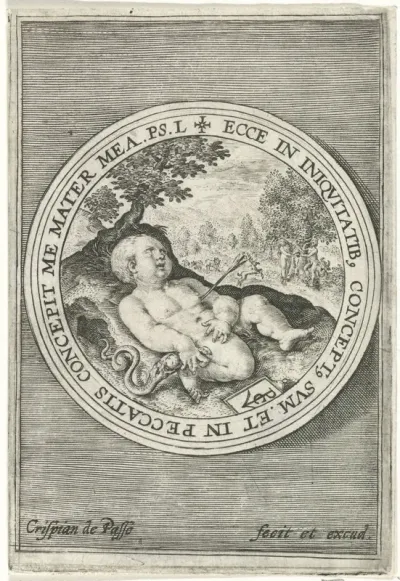 Putto met doorboord hart