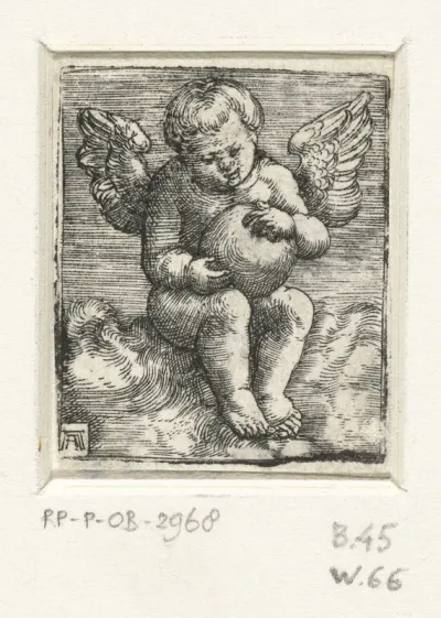 Putto met een bol