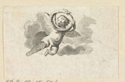 Putto met een ouroborus