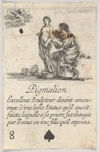 Pygmalion, from "Game of Mythology" (Jeu de la Mythologie)