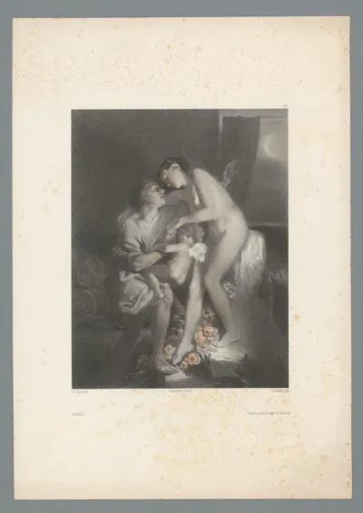Pygmalion met Galatea en Amor