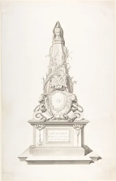 Pyramid monument for J.B. van Bree