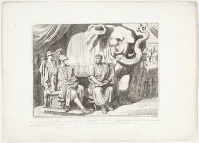 Pyrrhus van Epirus en Gaius Fabricius Luscinus
