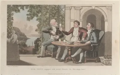Quae Genus Engaged with Jovial Friends; Or–Who Sings Best?