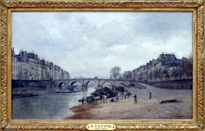 Quais des Célestins, avec le pont Marie