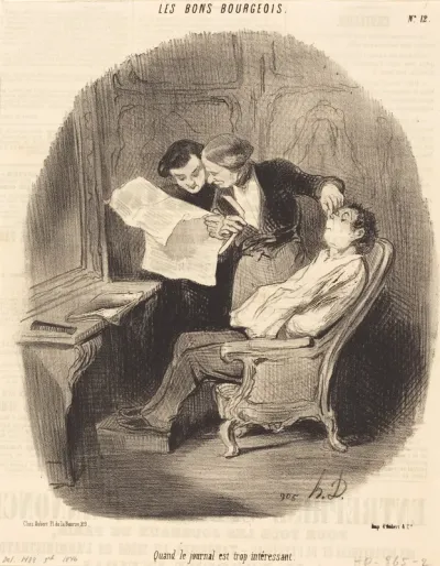 Quand le journal est trop intéressant