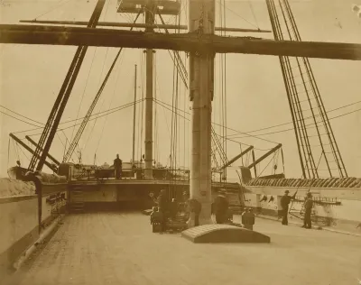Quarterdeck of HMS “Impregnable”