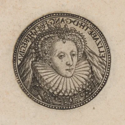 Queen Elizabeth [left half]