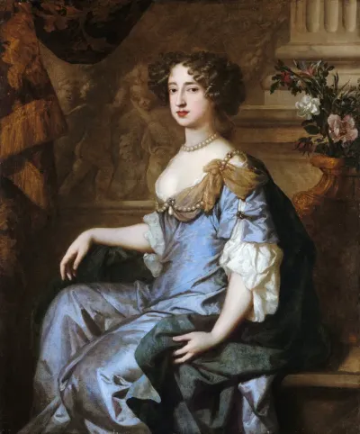 Queen Mary II in Blue