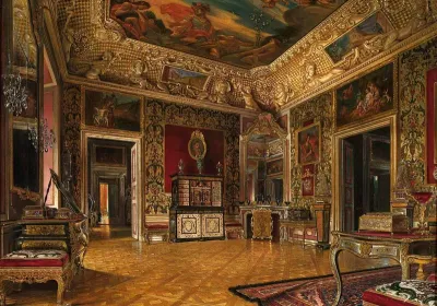 Queen's Bedroom in the Wilanów Palace.