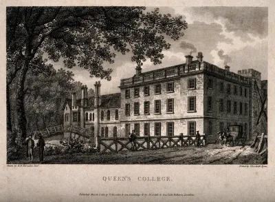 Queen's College, Cambridge: from the river
