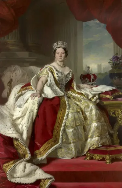 Queen Victoria in Coronation Robes