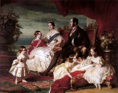 Queen Victoria, Prince Albert, and children