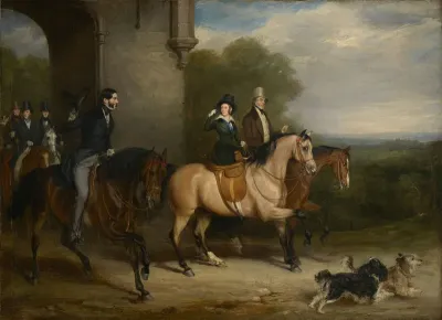 Queen Victoria Riding Out