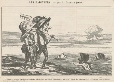 Quien! ... Core des parisiens qui veniont s'baigner ...