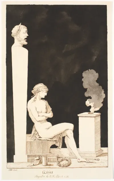 "Quies / Augustin de C.D. Libr: 4.c.16"