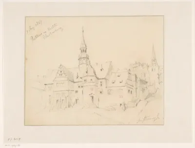 Raadhuis aan de markt te Blankenburg