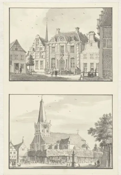 Raadhuis en kerk in Doetinchem