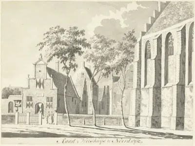 Raadhuis en weeshuis te Noordwijk