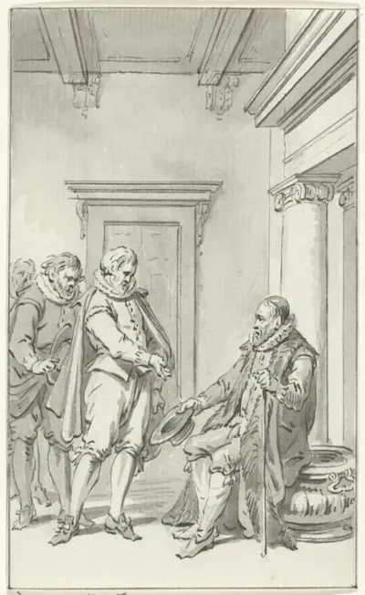 Raadsheer Teding van Berkhout waarschuwt Johan van Oldenbarnevelt voor diens gevangenneming, 28 augustus 1618