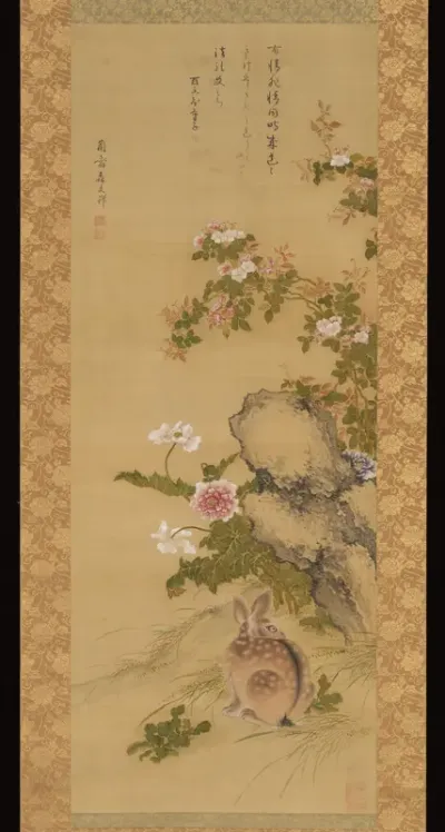 Rabbit and Roses