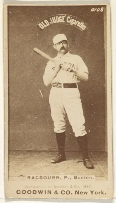 Radbourn, Pitcher, Boston, from the Old Judge series (N172) for Old Judge Cigarettes